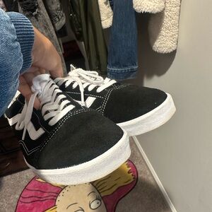 Vans Black and White Women's Sneakers